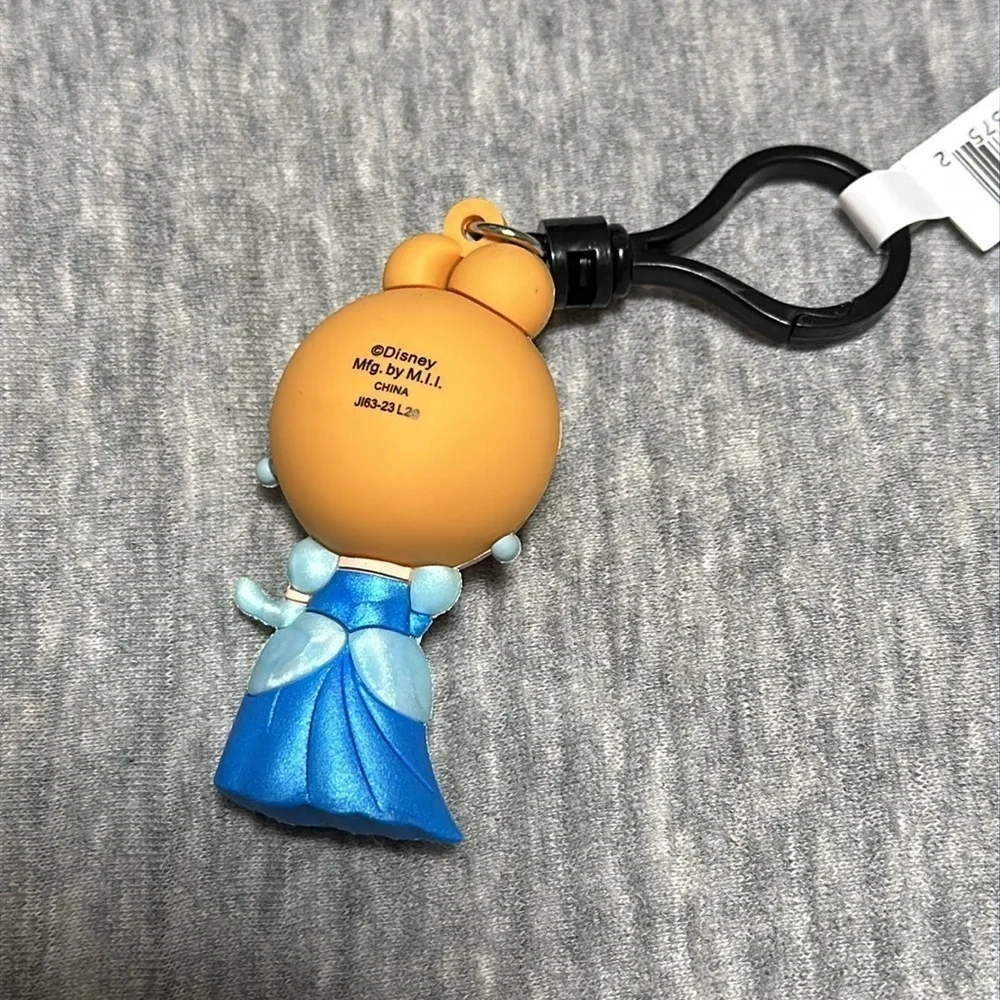 Disney Princess Figural Bag Clip Keychain collectible RARE mermaid cupcake